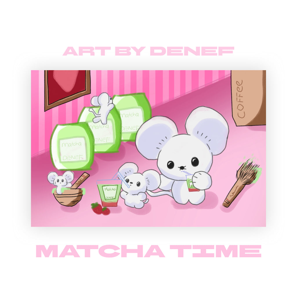michi card | matcha time